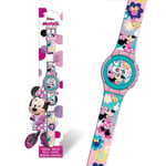 Leksaker Disney Minnie Mimmi Rosa Barn Klocka Barnklocka Digital