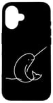 Coque pour iPhone 16 Arctic Ocean Arctic Marine Life Licorne de la mer Narval