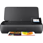 HP OfficeJet Imprimante tout-en-un portable 250, A jet d'encre thermique, Impression couleur, 4800 x 1200 DPI, A4, directe, Noir