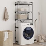 �tag�re de lave-linge sonoma gris 67x25x163 cm bois ing�nierie