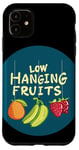 Coque pour iPhone 11 Simple et doux : costume de fruits suspendus bas