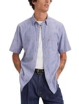 Levi's Men's Shortsleeve Sunset 1-Pocket Standard Woven Shirts, Coastal Fjord, S