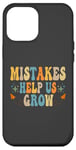 Coque pour iPhone 12 Pro Max Groovy Growth Mindset Positive Retro Teachers Retournent à l'école