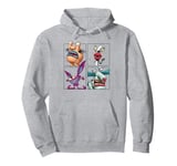 Aaahh!!! Real Monsters Front Back Character Grid Nickelodeon Pullover Hoodie