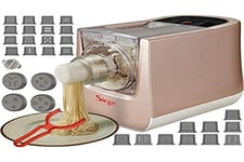 Sirge PASTARIT30 Machine à pâtes 300 W - 30 Trafile - jusqu'à 900 g de pâtes - Extrusion verticale et horizontale - 4 programmes automatiques + 2 manuels - kit ravioli offert