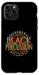 Coque pour iPhone 11 Pro Percussion noire phénoménale mélanée