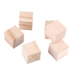 Cubes en bois massif naturel de 25mm, 10 pièces, blocs carrés en bois pour la fabrication de Puzzle, menuiserie, projets de bricolage artisanaux