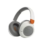 JBL JR 460 NC Over-Ear Wireless Headphones for Children with Sound Safe Technology and Lightweight Padded Design, White