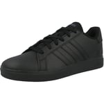 adidas Grand Court 2.0 Kids Black Trainers