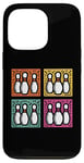 Coque pour iPhone 13 Pro Bowling Pins Pop Art Vintage Bowling Sports Lover