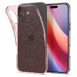 Spigen iPhone 16 Skal Liquid Crystal Glitter Rose Quartz