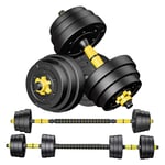 Shengluu Weights Dumbbells Sets Women With Connecting Rod Adjustable Dumbbells And Barbell Home Fitness Effective Fitness Strength Training Equipment (Size : 20KG)