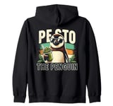 Pesto The Penguin Fun Herbs Sauce Food Famous Bird Meme Puns Zip Hoodie