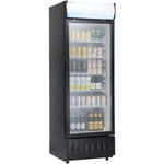 Mophorn - vevor Refrigerateur a Boissons Commercial 345 l Frigo Vitrine Temperature 0-10 ℃ Armoire a Boisson Refrigeree avec 5 Etageres Reglables et