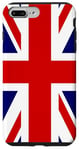 Coque pour iPhone 7 Plus/8 Plus Royaume-Uni Drapeau UK Cadeau pour les Britanniques