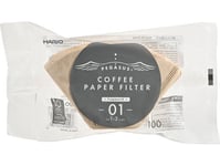 Hario Hario - Pegasus 01 Bruna Pappersfilter - 100 Stycken