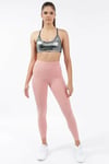 Nike Yoga Lux Infinalon High Rise 7/8 Training TightSz S Pink CU5395 685
