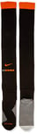 Nike Roma U STAD OTC Sock 3R Chaussettes Mixte Adulte, Black/Sail/(Safety Orange), FR : XL (Taille Fabricant : XL)