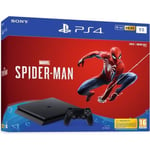 Console PS4 Slim 1To Noire/Jet Black + Marvel's Spider-Man - PlayStation Officiel