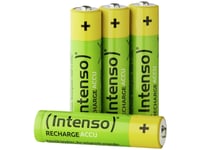 Intenso Hr03 Nimh Energy Eco 1000Mah 4Er Blister - Micro (Aaa) - 1.000 Mah, Laddningsbart Batteri, Aaa, Nickel-Metallhydrid (Nimh), 1,2 V, 4 Styck, 1000 Mah