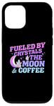 iPhone 12/12 Pro Fueled By Crystals The Moon Coffee Spiritual Chakra Gemstone Case