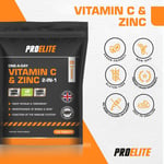 Vitamin C and Zinc - 120 Tablets Immune System Support High Strength Vegan UK