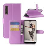 Huawei P20 Pro litsitekstuurinen suojakotelo - Violetti