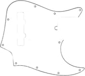 Fender 10-Hole Contemporary Jazz Bass® Pickguard White