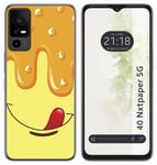 Coque Silicone pour TCL 40 NXTPAPER 5G Design Glace Vanille Dessins