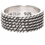 Bijoux Orusbijoux  Bague Jonc écailles Argent Homme