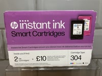 HP 304 Ink Cartridge Black & Tri-Colour Smart Cartridges Instant Ink 304