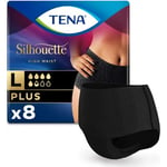 Tena Pants Silhouette Noir Tg. L De 8 Pièces Vie Haute Noir