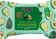 Beauty Formulas Makeup Remover Avocado Våtservetter Med Avokadoolja 25 St.