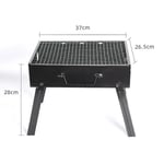 Grilles de barbecue pliables portables,poêle à charbon de bois extérieur,acier inoxydable,camping,pique-nique,four de camping domestique,mini gril - Type S