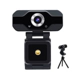 Web cam/kamera - 1080P fuld HD Justerbar vinkel Fleksibel montering Svart