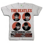 The Beatles Unisex Adult 1962 Performing Live Logo T-Shirt