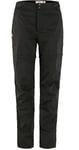 Fjallraven 14200169-550 Abisko Hike Zip-Off TRS W Pants Women's Black Size 34/R