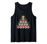 Funny Christmas Tree Love Sushi Tree Sushi Lover Sushi Memes Tank Top