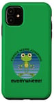 Coque pour iPhone 11 Les grenouilles de pesach de Pâque pour enfants sautaient partout mignonnes