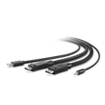 BELKIN – Linksys KVM DP/USB/Audio Cable 3m black (F1D9020B10T)