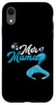 Coque pour iPhone XR Mer Mama Fête des Mères Sirènes Mère