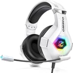 Headset for PS5 PS4 PC, Over-Ear Headphones with Surround Sound