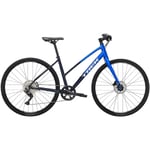 Hybridcykel Trek FX 3 Disc Stagger Alpine Blue to Deep Dark Blue Fade 2022