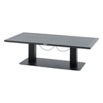 Table de jardin 4 personnes Salimia coloris graphite Hesperide L.150 x l.80 x H.69 cm