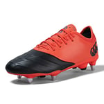 Canterbury of New Zealand Mixte Phoenix Genesis Pro Terrain Souple Bottes de Rugby, Orange et Noir, 40 EU