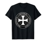 Knights Templar Virtues of the Templars Medieval Symbol T-Shirt