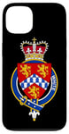 Coque pour iPhone 13 Armoiries White - Blason de la famille