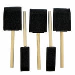 5 Craft Sponge Foam Brush Paint Glass Glue Glitter Application Dabbers Mod Podge