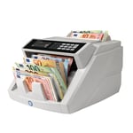 Safescan 2465-S compteuse de billets valorisatrice pour les billets mélangés euro - Compteur de billets avec détection de faux billets sur 7 points - Compte les billets triés de toutes les devises