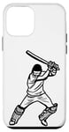 Coque pour iPhone 12 mini Joueur de cricket Entraîneur de cricket Jeu de l'homme